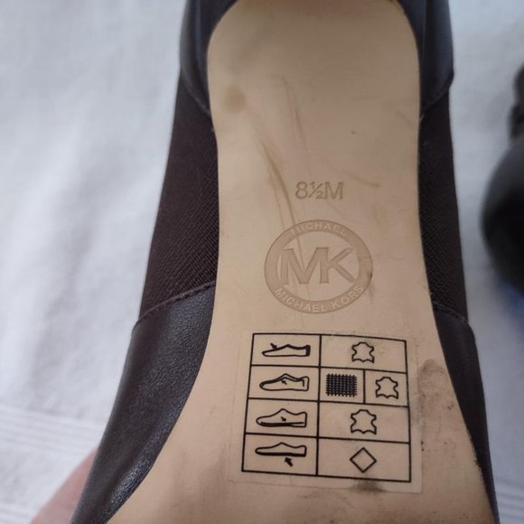 Michael Kors Brown High Heel Jet Set 6 Boots Size 8 1/2 M - Picture 8 of 12